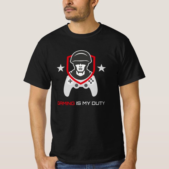 FPS Gamer On Duty T-Shirt (Front)