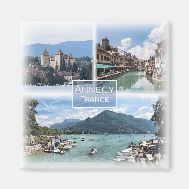 FR0113 Europe, France, Annecy, Fridge Magnet (Front)