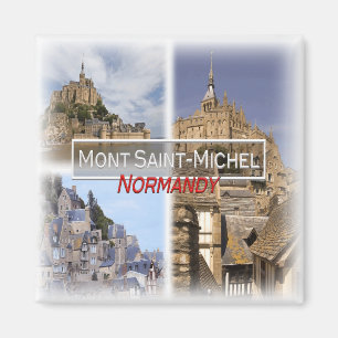 FR0127 Europe, France, Mont Saint-Michel, Fridge Magnet
