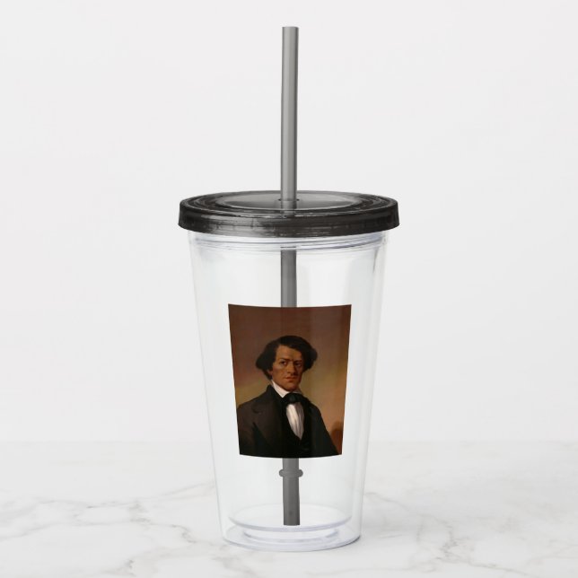 Fr3d3rick Bailey Douglass: Civil Rights Legend   Acrylic Tumbler (Front)