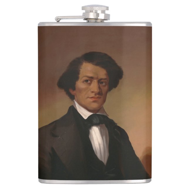 Fr3d3rick Bailey Douglass: Civil Rights Legend   Hip Flask (Front)