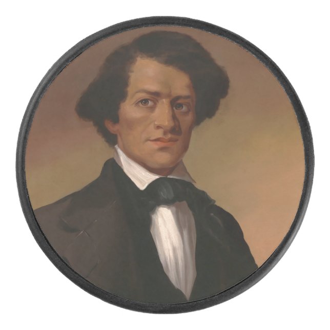 Fr3d3rick Bailey Douglass: Civil Rights Legend   Hockey Puck (Front)