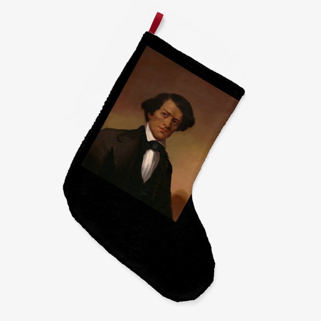 Fr3d3rick Bailey Douglass: Civil Rights Legend   Large Christmas Stocking (Front (Hanging))