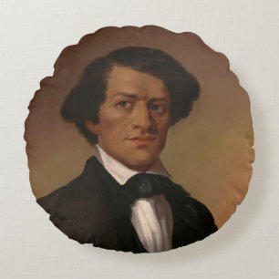 Fr3d3rick Bailey Douglass: Civil Rights Legend   Round Cushion