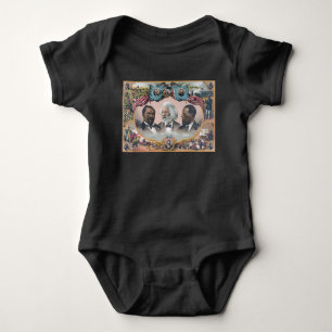 Fr3d3rick Bailey Douglass with Black Abolitionist Baby Bodysuit