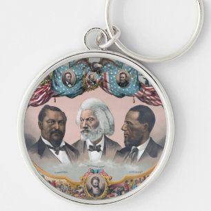 Fr3d3rick Bailey Douglass with Black Abolitionist Key Ring
