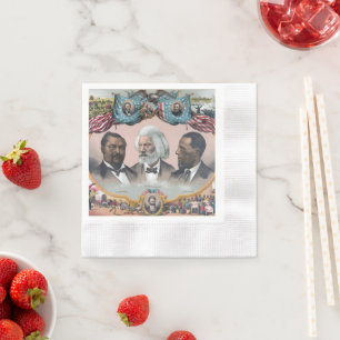 Fr3d3rick Bailey Douglass with Black Abolitionist  Napkin