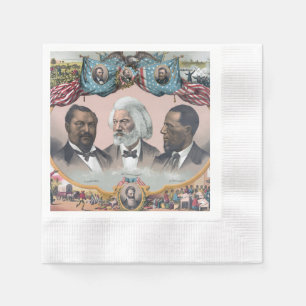 Fr3d3rick Bailey Douglass with Black Abolitionist  Napkin