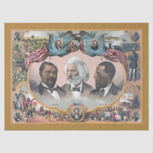 Fr3d3rick Bailey Douglass with Black Abolitionist  Tissue Paper