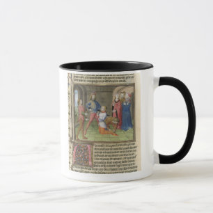 Fr.120 f.522v The Knighting of Lancelot from 'The Mug