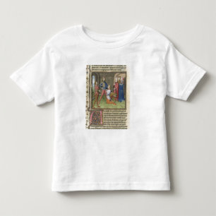 Fr.120 f.522v The Knighting of Lancelot from 'The Toddler T-Shirt