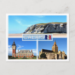 FR Calais - Cap Blanc Nez - Hotel de Ville - Postcard