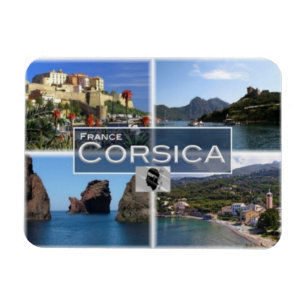 FR France - Corse - Corsica. Calvi - Osani Port - Magnet