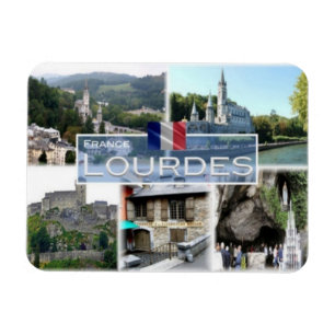 FR France - Lourdes - Basílica of Rosário - Magnet