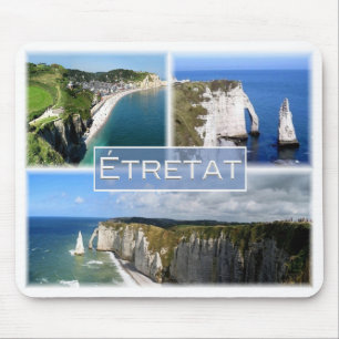 FR France - Normandy -  Etretat - The cliffs - Mouse Mat