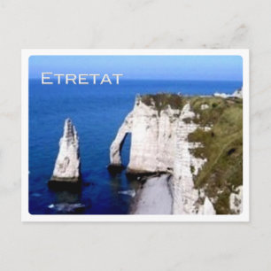 FR France - Normandy -  Etretat  - The cliffs - Postcard