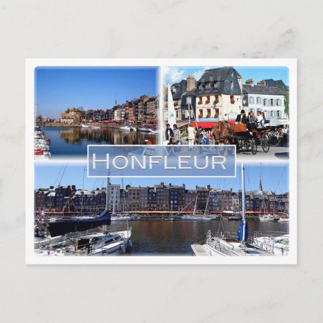 FR France - Normandy -  Honfleur - Postcard (Front)