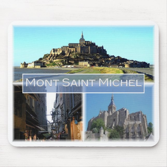 FR France - Normandy -  Mont Saint Michel - Mouse Mat (Front)