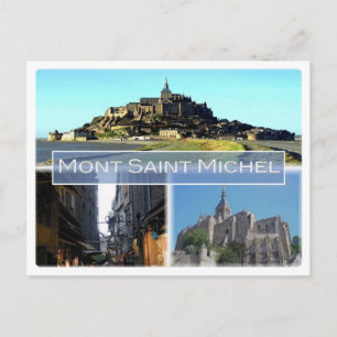 FR France - Normandy -  Mont Saint Michel - Postcard