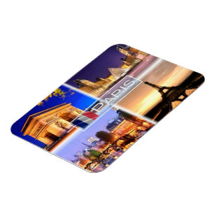 FR France - Paris By Night - Magnet