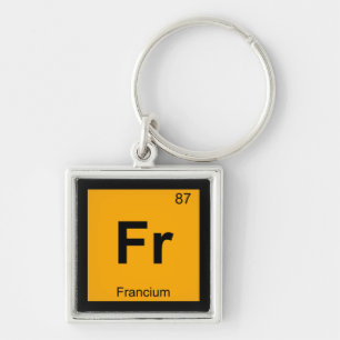 Fr - Francium Chemistry Periodic Table Symbol Key Ring
