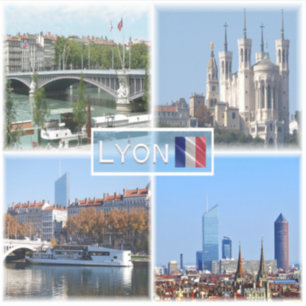 FR Lyon - Pont Lafayette - Basilica De Fourviere -