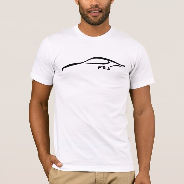 FR-S Black Brustroke Logo T-Shirt (Front)
