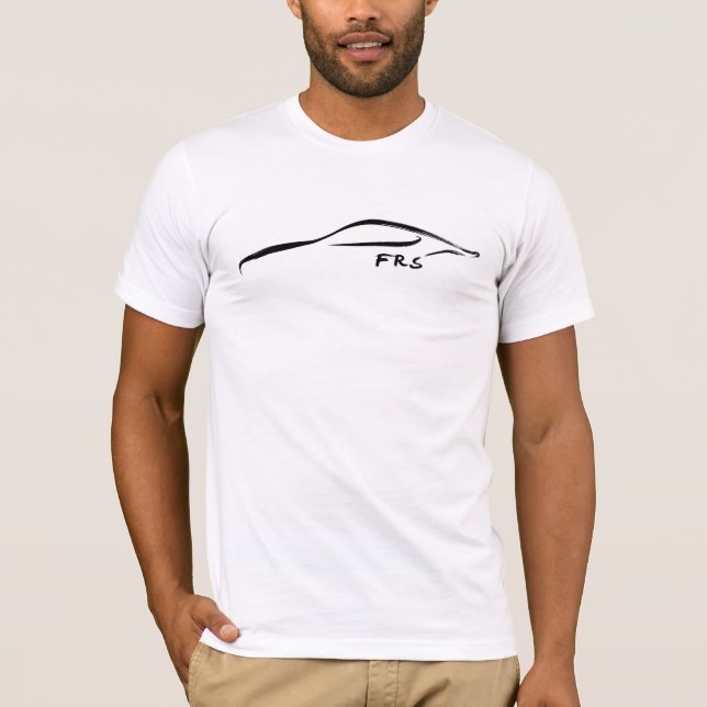 FR-S Black Brustroke Logo T-Shirt (Front)
