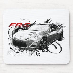FR-S in swirls Mouse Mat