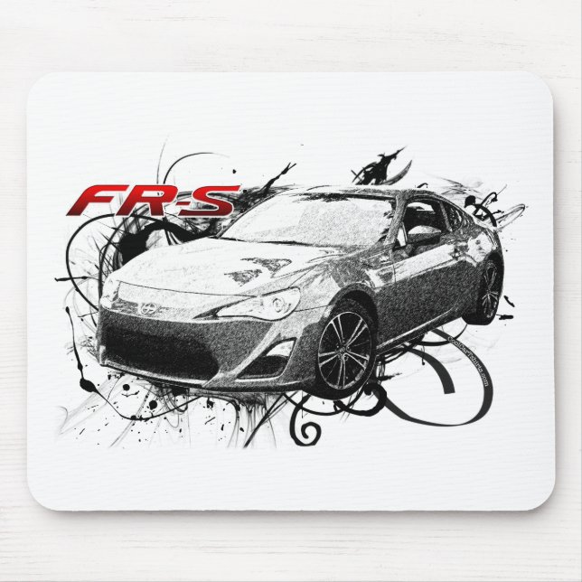 FR-S in swirls Mouse Mat (Front)