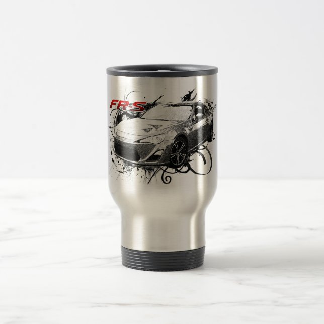 FR-S in swirls Travel Mug (Center)