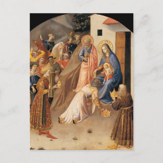Fra Angelico- Adoration of the Magi Postcard