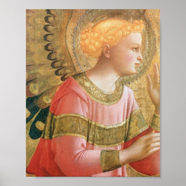 Fra Angelico- Archangel Gabriel Annunciate Poster (Front)