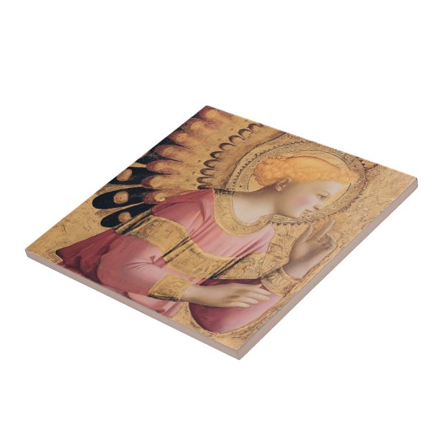 Fra Angelico- Archangel Gabriel Annunciate Tile (Side)
