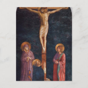 Fra Angelico- Crucifixion with St. Dominic Postcard