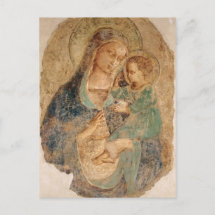 Fra Angelico- Madonna and Child Postcard
