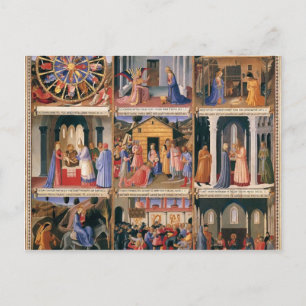 Fra Angelico- Scenes from the Life of Christ Postcard