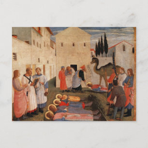 Fra Angelico - The Burial Postcard