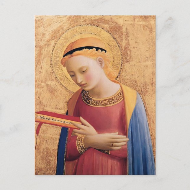 Fra Angelico- Virgin Mary Annunciate Postcard (Front)