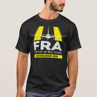 FRA Frankfurt Airport Germany Plane Design T-Shirt