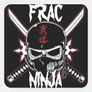 Frac ninja square sticker