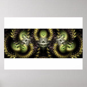 Fracamaska Fractal Poster