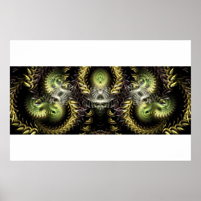 Fracamaska Fractal Poster (Front)