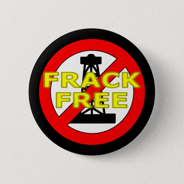 Frack Free 6 Cm Round Badge (Front)