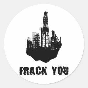 Frack You Classic Round Sticker