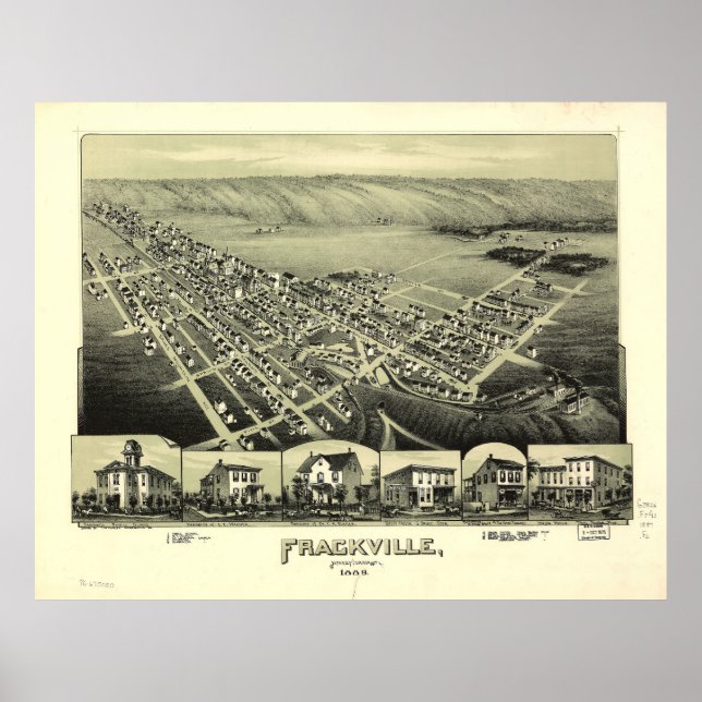 Frackville, Pennsylvania (1889) Poster (Front)
