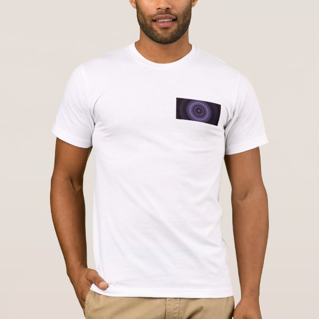 Fractal (3.14159 Bar) Front-Back Men's T-shirt (Front)