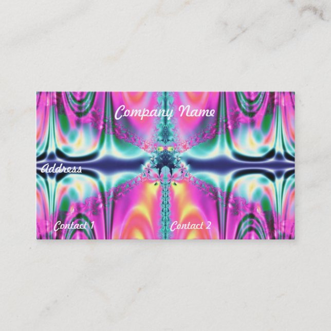 Fractal 89, Business Card (Front)