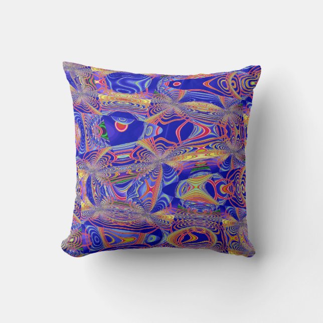 Fractal Abstract 061012a Cushion (Front)