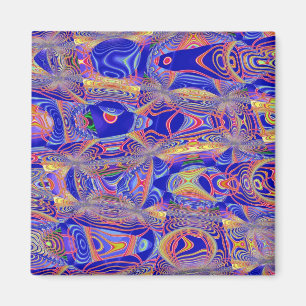 Fractal Abstract 061012a Magnet